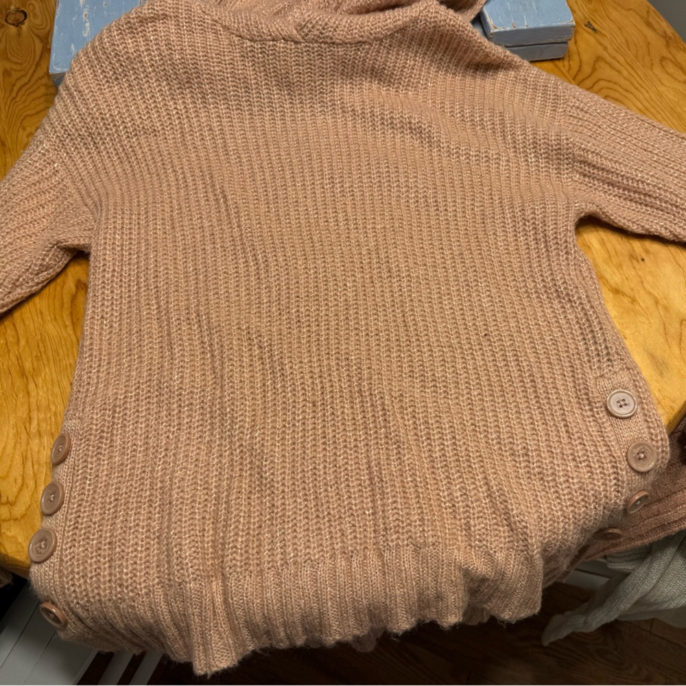 Pink Sweater with hood